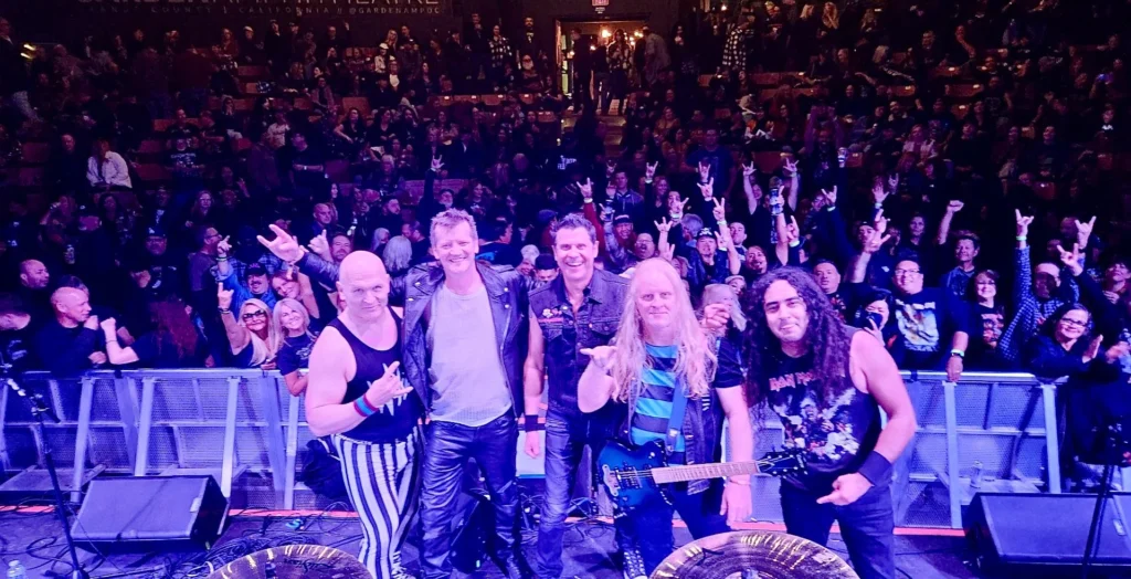 Audience Maiden United - the Los Angeles-based Iron Maiden Tribute band